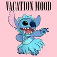 thumbnail image 2 of Girl's Lilo & Stitch Vacation Mood  Graphic Tee Light Pink X Large, 2 of 4