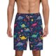 thumbnail image 1 of Fotbe Dinosaur Flowers Pantalones Cortos de Pijama para Hombre, Ropa de Dormir, Pantalones de Pijama Cortos para Hombre-Small, 1 of 6