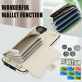 thumbnail image 6 of for Samsung Galaxy S21 FE Case, Wallet Phone PU Leather Case with Card Holder Crossbody Cover for Women Girls Strap Wristlet RFID Blocking Shockproof Protective Cover for Samsung S21 FE, White, 6 of 9