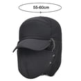 thumbnail image 2 of Simple Faux Fur Cap Hat Visor Windproof Ski Cover Men, 2 of 5