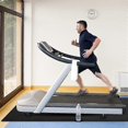 thumbnail image 4 of 120X60cm Exercise Mat Gym Fitness Equipment for Treadmill Bike Protect Floor Mat Running Machine Shock Absorbing Pad, 4 of 5