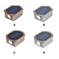 thumbnail image 2 of Advancent Lámpara de pared LED impermeable con energía solar: fácil instalación Luz ecológica para exteriores Diseño inalámbrico Iluminación y accesorios HexágonoBronce Hexágono, 2 of 6
