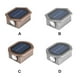 thumbnail image 2 of Inteprter Lámpara de pared para exteriores con energía solar - Luz inalámbrica impermeable LED Diseño inalámbrico de luz fría y cálida Iluminación y accesorios ÓvaloPlata Oval, 2 of 6