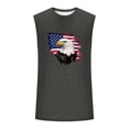 thumbnail image 4 of YTCAMLO 4th of July Mens Tank Tops Summer Beach Vacation Casual Sleeveless Shirts Loose Fit Graphic Tees Muscle Gym Workout Tops, Dark Gray XL, 4 of 5