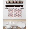 thumbnail image 2 of Independence Day Kitchen Dish Towels for Drying Dishes Set of 3, Red Blue Bow Star Stripe Flag Beige Waffle Weave Microfiber Hand Tea Bathroom Towels Quick Dry & Absorbent Towel 15.7x23.6, 2 of 7