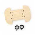 thumbnail image 2 of Plataforma de transporte para perros en bicicleta, estribo ancho de madera, extensión para accesorios de viaje. Pequeño con correas, 2 of 9