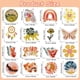 thumbnail image 2 of 16 piezas en parches vintage retro hippie parches boho bordado signo de la paz coser parches para mochilas ropa sombrero jeans, 2 of 5