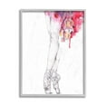 thumbnail image 2 of Stupell Industries Ballerina Pointed Toes Pose Pink Watercolor Tutu Design by Elisaveta Stoilova, 2 of 5