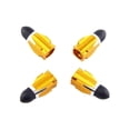 thumbnail image 1 of álvula ático de 8 mm, prueba de polvo ástago álvula de sello de aleación, universal, apto para automóviles, Amarillo + negro Yotijar Vástagos de válvula de neumático de rueda, 1 of 7