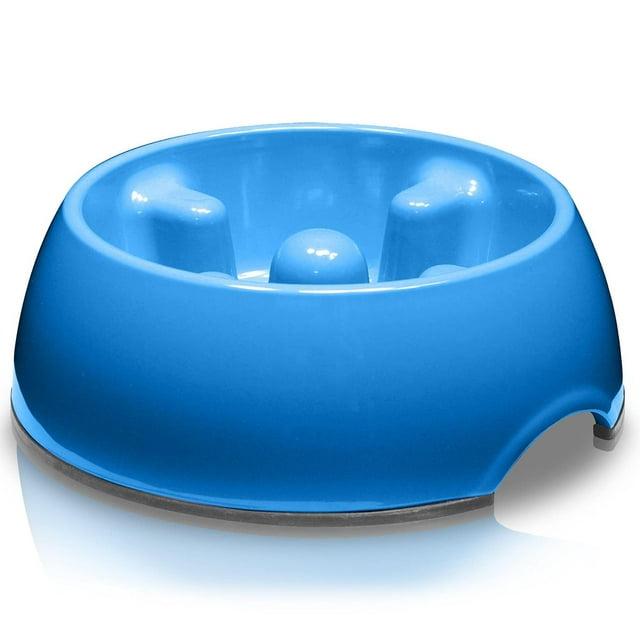 Cuenco antigolosinas Dogit Go Azul Lento para Perro Talla XS
