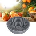 thumbnail image 4 of Bread Fermentation Basket, Plastic Fermentation Basket  For Friends For Family For Home For Bakery Dark Gray Round 20x8cm, 4 of 8