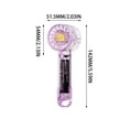 thumbnail image 3 of Portable Fan USB Transparent Mini Fan High Airflow Portable for Travel Outdoor, 3 of 9