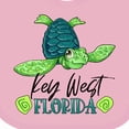 thumbnail image 4 of Inktastic Key West, Florida Happy Sea Turtle Boys or Girls Baby Bib, 4 of 4
