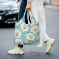 thumbnail image 7 of General Daisies Pattern Daisy Canvas Shoulder Bag for Commuting, 7 of 7