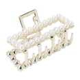 thumbnail image 4 of QIILU Hair Clip, Faux Pearl Claw Clip Decorative Compact Portable For Home Travel For Face Washing For Party Dating, 4 of 8