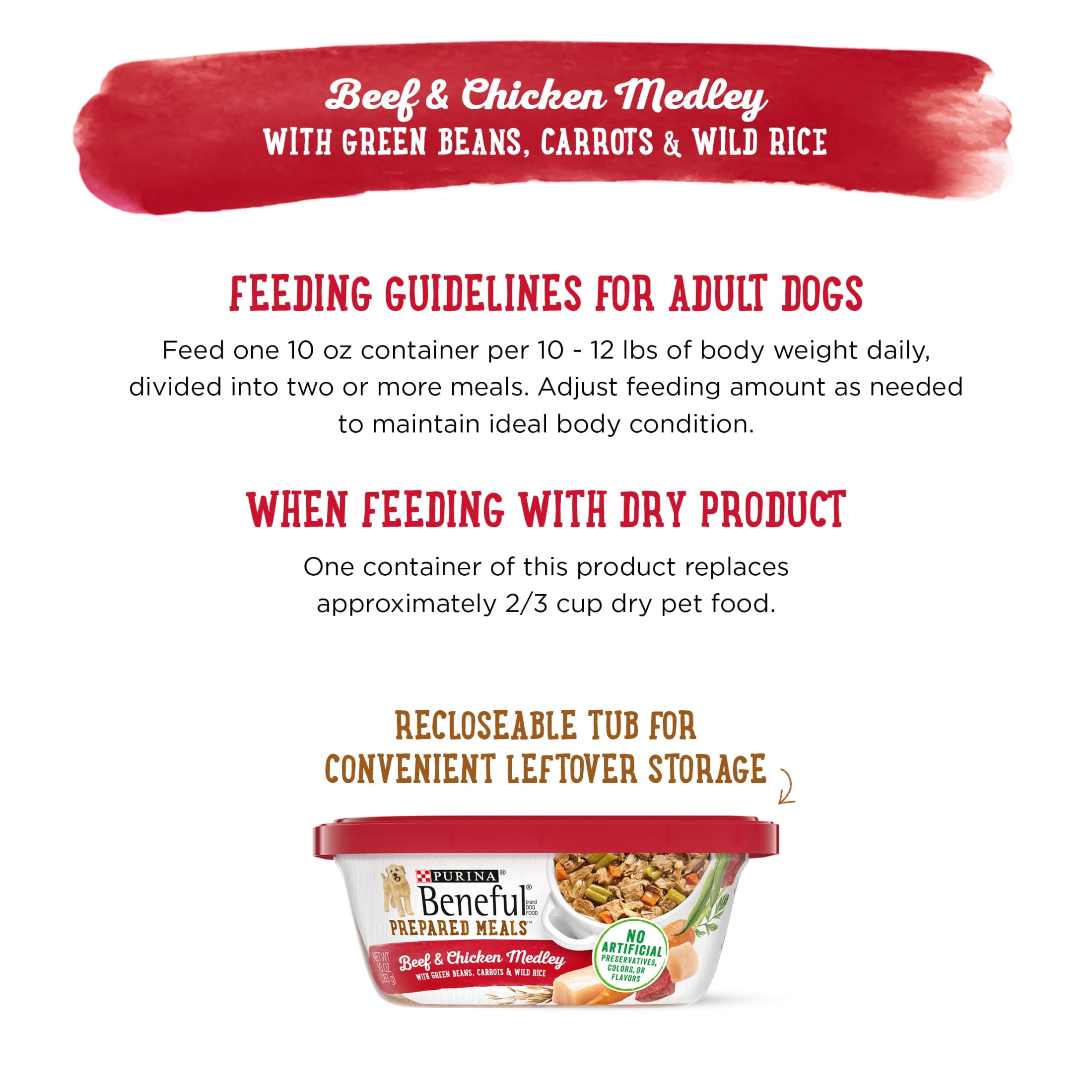 Beneful Prepared Meals Beef and Chicken Medley Wet Dog Food Beneful Prepared Meals Beef and Chicken Medley Wet Dog Food