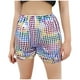 thumbnail image 1 of Odeerbi 3-12 Años Niños Niñas Lentejuelas Metálicas Sparkly Pantalones Cortos de Baile Sport Atletic Pantalones Cortos Etapa Rendimiento Trajes Verano Pantalones Color Sólido, 1 of 4