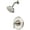 Brushed Nickel, variant on Pfister LG89-7CBK Avalon Shower Trim Package - Nickel
