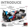 thumbnail image 3 of 1:24 BMW M3 Racing Supercar Alloy Metal Diecast Model Car Sound And Light Home Trendy Display Ornaments Birthday Gift For Friend, 3 of 6