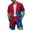 03-Red, variant on Men's Short Sleeve Suit Sets Tie-Dye Formal Blazer Jacket and Shorts Wedding Party Business Casual Attire 02-Blue XXL