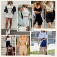 thumbnail image 3 of 3 Pack Slip Shorts for Women Under Dress Comfortable Smooth Seamless Boyshorts Buttlift Panties Biker Shorts, 3 of 7