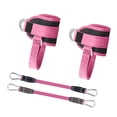 thumbnail image 1 of Juego de bandas de resistencia para tobillos, 25 x 8 cm, para máquina de cable, resistentes, multifuncionales, de instalación rápida, con presillas Rosa, 1 of 8