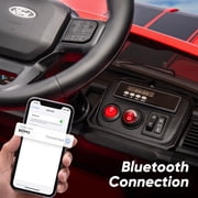 Hikiddo Electric Car for Kids, Licensed Ford-Shelby F-150 12V Ride on Truck Toys for Toddlers w/ Remote, 2-Hour Drive Time - Red