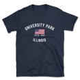 thumbnail image 1 of University Park Illinois Patriot Men's Cotton T-Shirt, 1 of 1