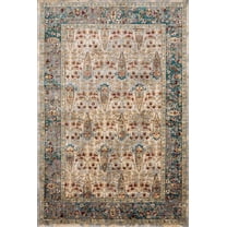 Loloi II Isadora Oriental Sand / Steel Area Rug