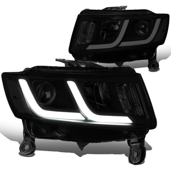 Headlights LED DRL Projector /Lamps Tinted/Clear for 2014-2016 Jeep Grand Cherokee