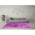 thumbnail image 3 of Ahgly Company Indoor Square Oriental Pink Industrial Area Rugs, 7' Square, 3 of 4