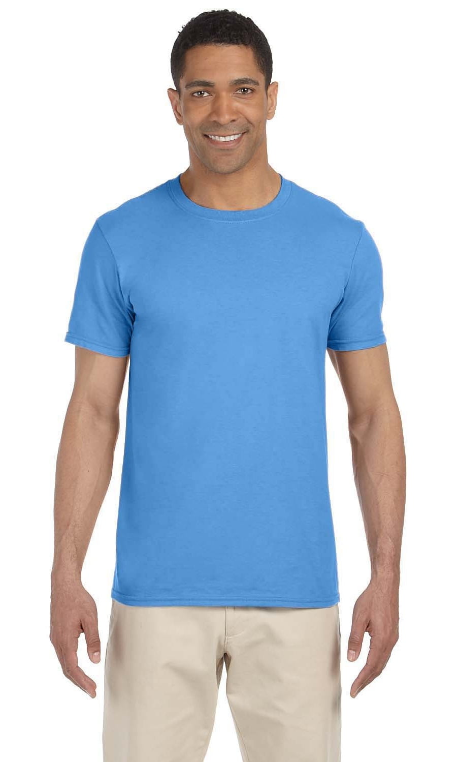 The Gildan Adult Softstyle 45 oz T-Shirt - IRIS - 2XL - Walmart.com