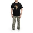 thumbnail image 5 of CafePress - Funny Smiling Giraffe Men's Dark Pajamas - Men's Dark Loose Fit Cotton Pajama Set, 5 of 7