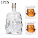 thumbnail image 5 of Transparent skull glass, high borosilicate glass, heat-resistant, 5 of 5