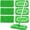 F#863, variant on Halons Flat mop replacement pads, reusable washable thick absorbent covers, elastic fit for standard flat mops, 2 pack mop cloth sleeves for hard floor cleaning