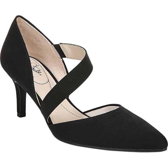 Women's Life Stride Suki D'Orsay Black Fabric 8.5 M