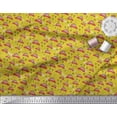 thumbnail image 2 of Soimoi Rayon Fabric Car & Owl Cartoon Fabric Prints by Yard 42 Inch Wide, 2 of 3
