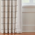 thumbnail image 3 of Threadmade Brighton Grommet Window Curtain Panel, Black - 52"W x 84"L, 3 of 4