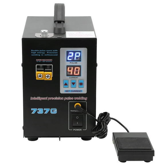 Pulse Spot Welder, Battery Welding Machine, Dual Pulse High Accuracy With LED Light For Laboratory Automobile EU Plug,US Plug