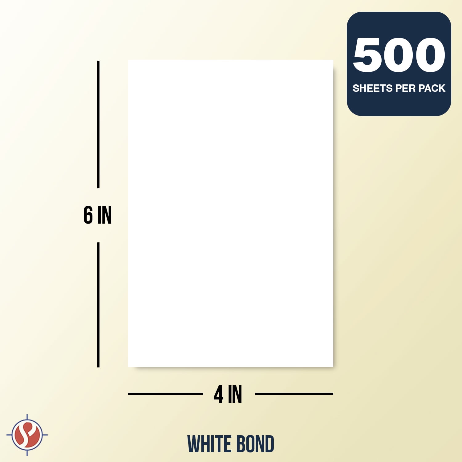 White Note Pads / Memo Pads / Scratch Pads / Writing pads – Great for Quick Notes, Lists and Reminders – Gummed Top  – 4 x 6 Inches – 50 Sheets Per Pad, 10 Pads Per Pack