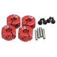 thumbnail image 4 of Buje de rueda hexagonal CUTICAT 4PCS 12 mm rojo, 4 of 8