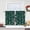 Green(silver Foil Print), variant on Christmas Kitchen Curtains, Snowflake Foil Print Christmas Tier Curtains 36 Inch Length, Rod Pocket Red Christmas Curtains for Kitchen, 26" W x 36" L, 2 Panels