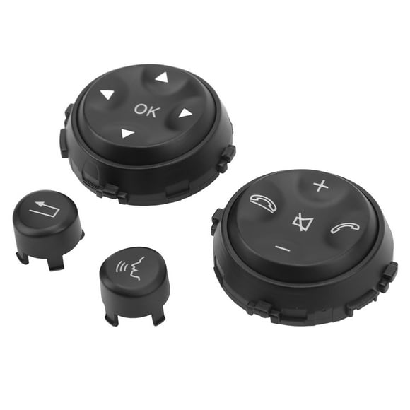 Steering Wheel Switch Button, Perfect Match Rust Proof Steering Wheel Control Switch Button Comfortable Touch For Car