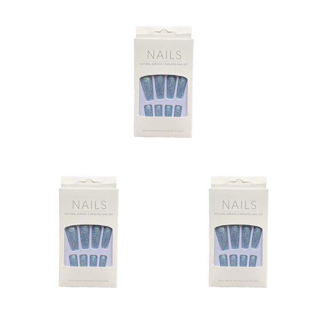 sweethay 1 Juego de puntas francesas para extensión de uñas calcomanías para uñas artificiales bailarina