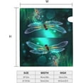 thumbnail image 5 of Dragonfly Mailbox Cover Mailbox Wraps, Waterproof Mailbox Covers Magnetic Post Box Cover Standard Size 21"(L) x 18"(W) Garden Yard Outside Farmhouse Home Decor, 5 of 6