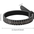 thumbnail image 2 of HUGFEGWE Ring Measuring Strap | Ring Sizer Gauge Set | Ring Sizer Measurement, Strap and Soft Ruler, Jewelry Sizing Tool Tape Finger Size Measurement Circle for Finger Circumference Measurement, 2 of 8