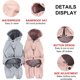 thumbnail image 3 of Impermeable para perros con patas, tiras reflectantes, cordón ajustable y capucha, chaqueta ligera para la lluvia para perros pequeños y medianos (rosa)., 3 of 5