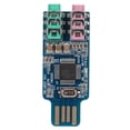 thumbnail image 2 of Tarjeta de sonido USB CM108 sin controlador, adaptador de audio externo para computadora portátil, 2 of 8