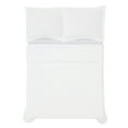 thumbnail image 4 of Cannon Solid Percale White 3 Piece King Duvet Set, 4 of 7