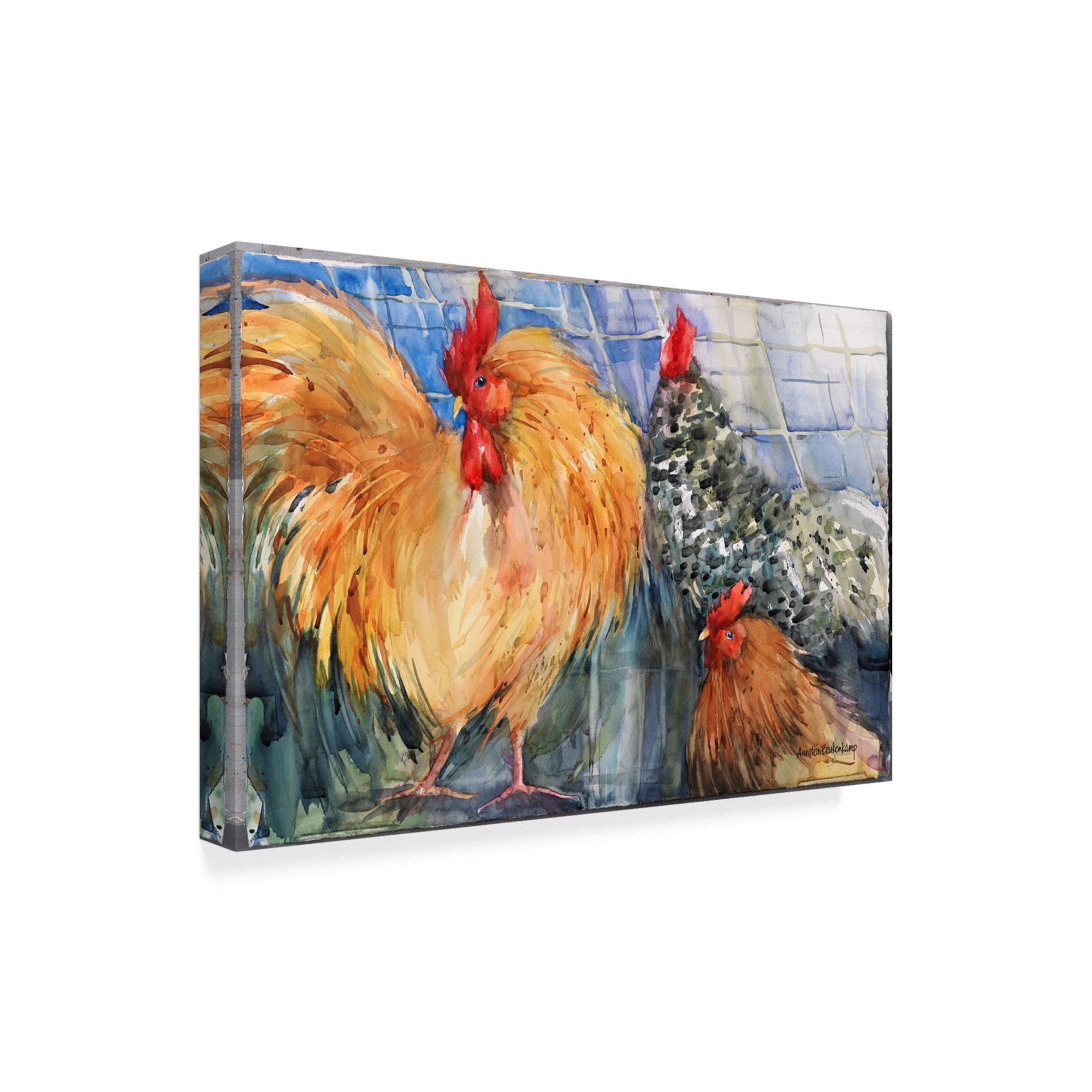 Trademark Fine Art 'Three Crowns' Canvas Art by Annelein Beukenkamp
